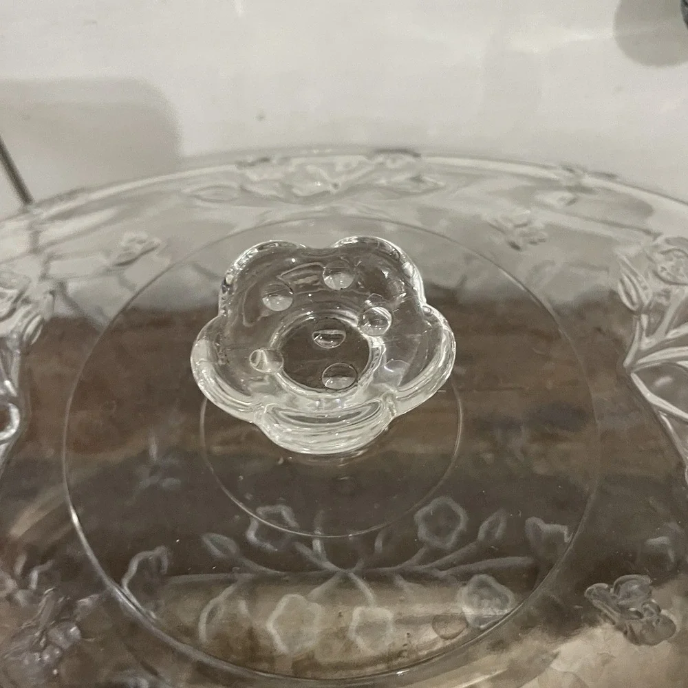 1960s Anchor Hocking Savannah Clear Oval‎ 2qt. Casserole Dish w/Covered Lid